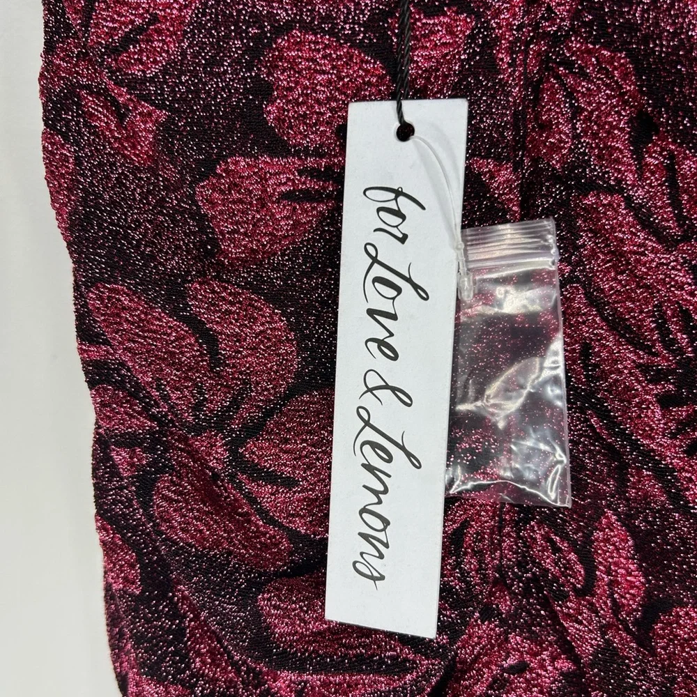 For Love & Lemons Shailee Mini Dress – Mulberry – XXS - Picture 8 of 9